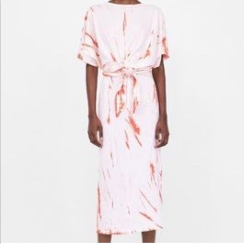 Zara long Tie Dye Dress